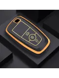 TPU Sleutelhoesje voor Ford goud B3