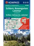 Wandelkaart WK651 Schlern - Rosengarten