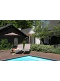Parasol rond - Ø 200cm - taupe