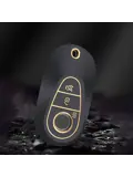 TPU Sleutelhoesje voor Mercedes goud C3b