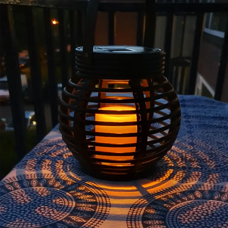 RexTech solar lantaarn Basket - Set van 3