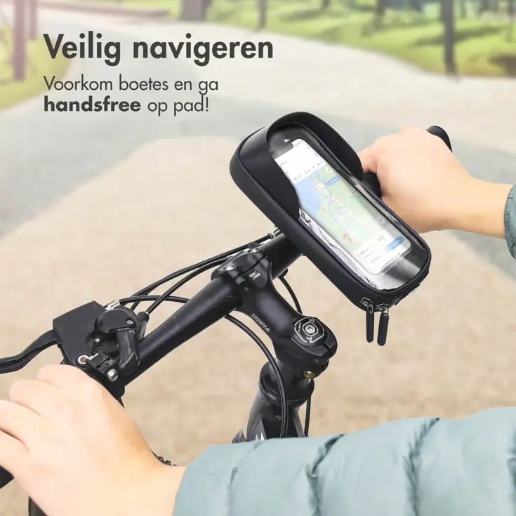 Telefoonhouder Fiets - Waterdicht - Zonneklep