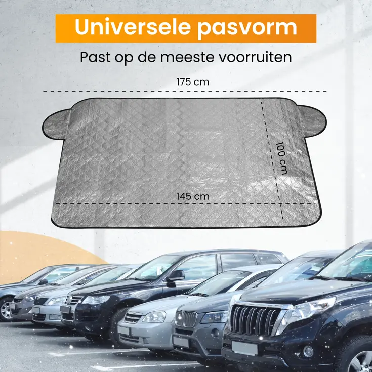 Ijskrabber met antivries deken