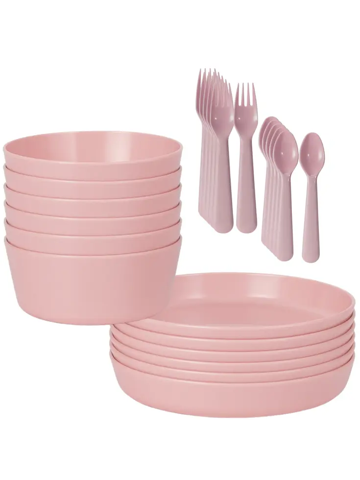 Serviesset 24-delig - Picknickset