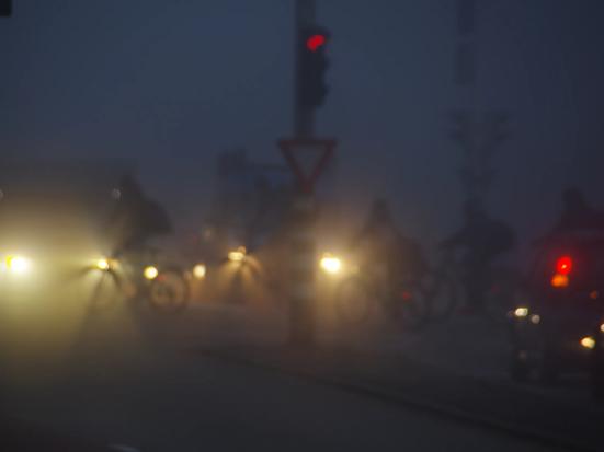 Fiets in het donker