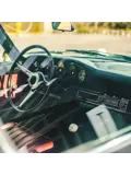 1-DIN Retro DAB+ Autoradio Zwart Bluetooth