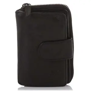 Loet - Ritsportemonnee - Leer - 6 pasjes