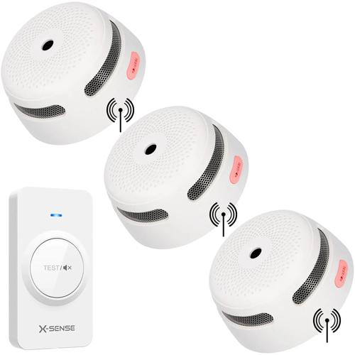 XS01-W Koppelbare rookmelder 3-pack + RC01