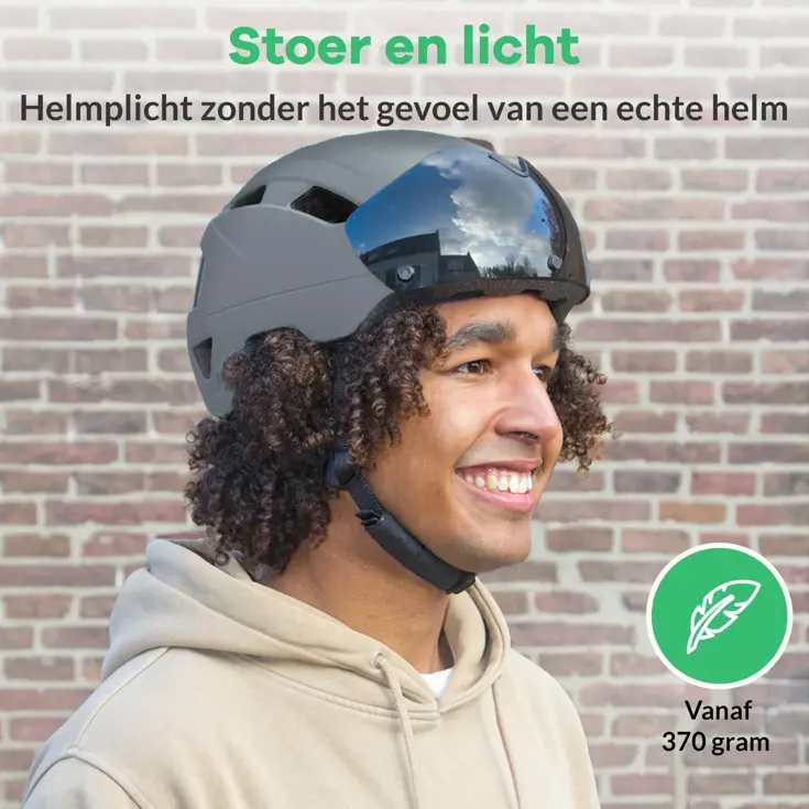 PILOT fietshelm met regencap