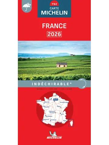 Wegenkaart National 792 Frankrijk 2026