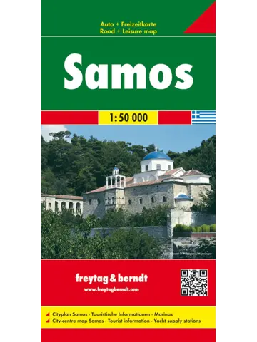 Wegenkaart Samos