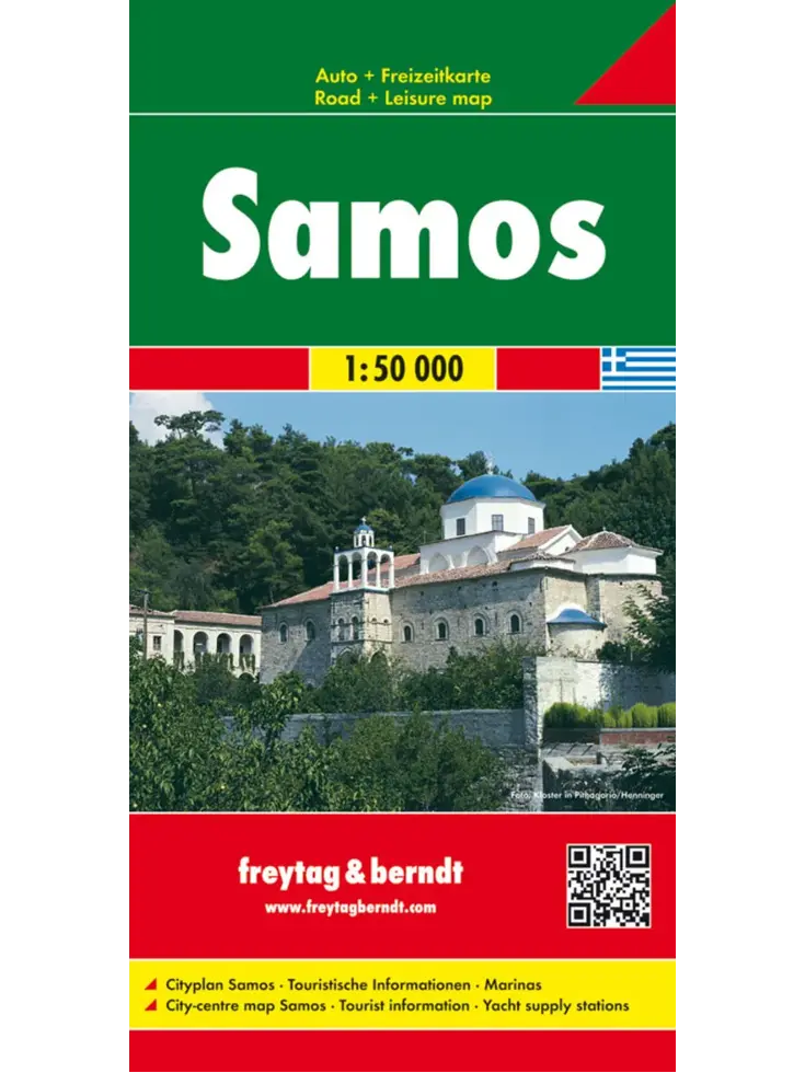 Wegenkaart Samos