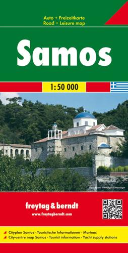 Wegenkaart Samos