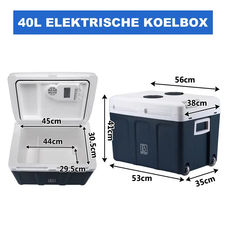 Elektrische Koelbox – 40L – 12V/230V