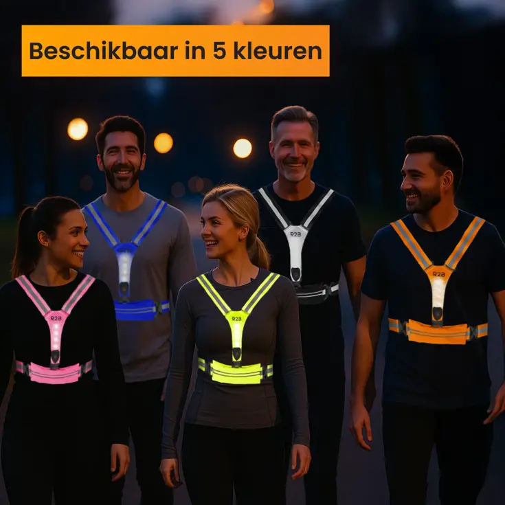 Hardloopvest met Opbergvak - Verlichting