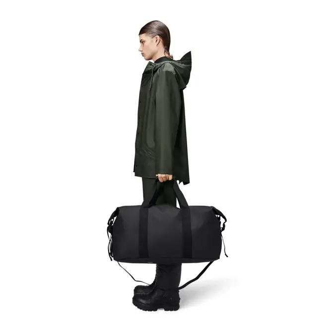 Rains Hilo Weekend Bag Large W3 black |47 L