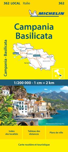 Wegenkaart Local 362 Campania Basilicata