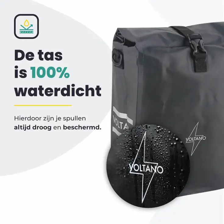 Voltano Fietstas 16L Enkele Pakaftas