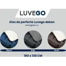 Luvego - Elektrische Bovendeken - 180x130cm