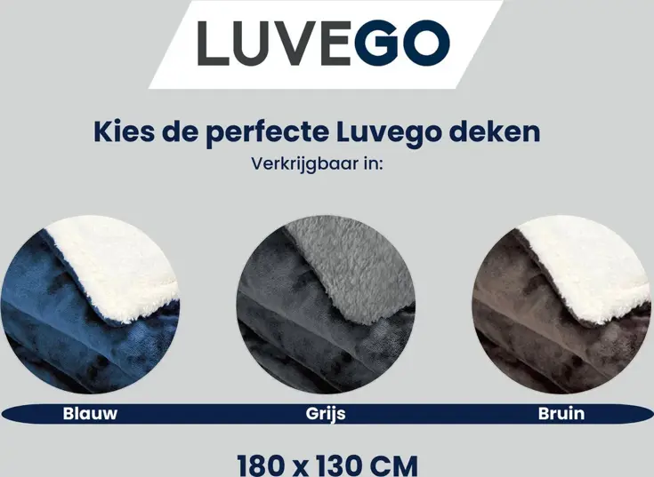 Luvego - Elektrische Deken - timer
