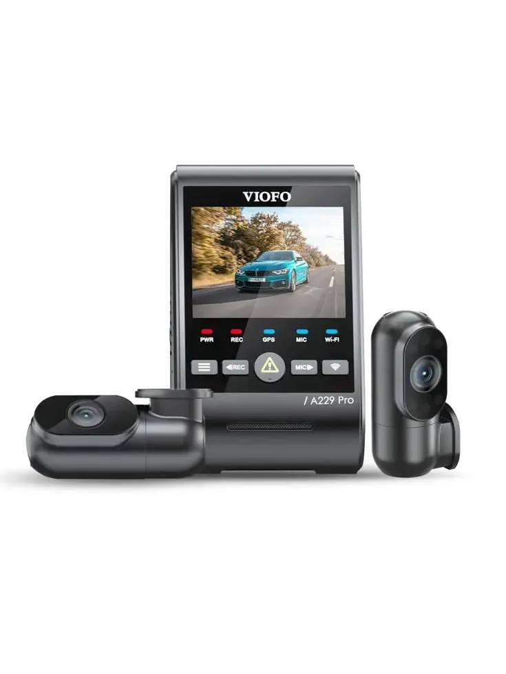 A229 Pro 3CH 4K Wifi GPS dashcam