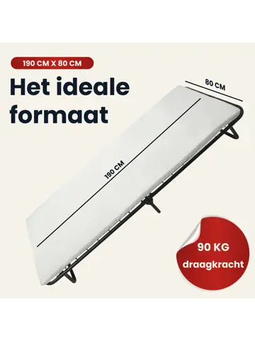 Troonz Campingbed Siena Deluxe - 80 x 190