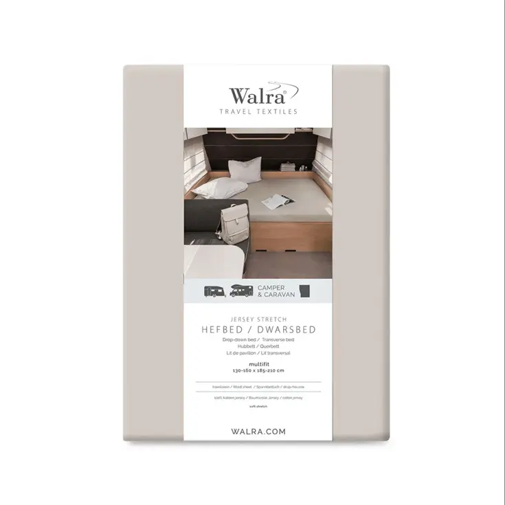 Jersey hoeslaken hefbed/dwarsbed