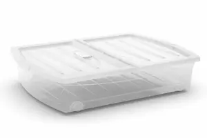 Kis Spinning Opbergbox XL - 56L - transparant