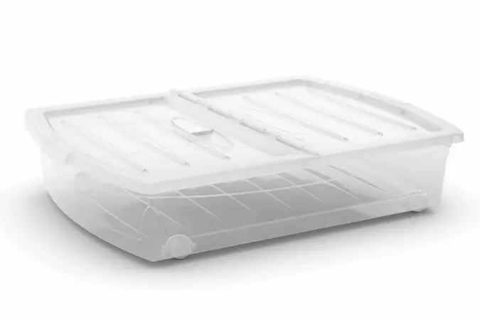 Kis Spinning Opbergbox XL - 56L - transparant