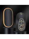 TPU Sleutelhoesje voor Mercedes goud C3b