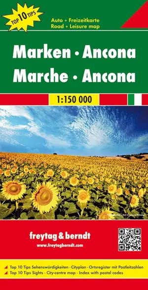 Wegenkaart Marche - Ancona