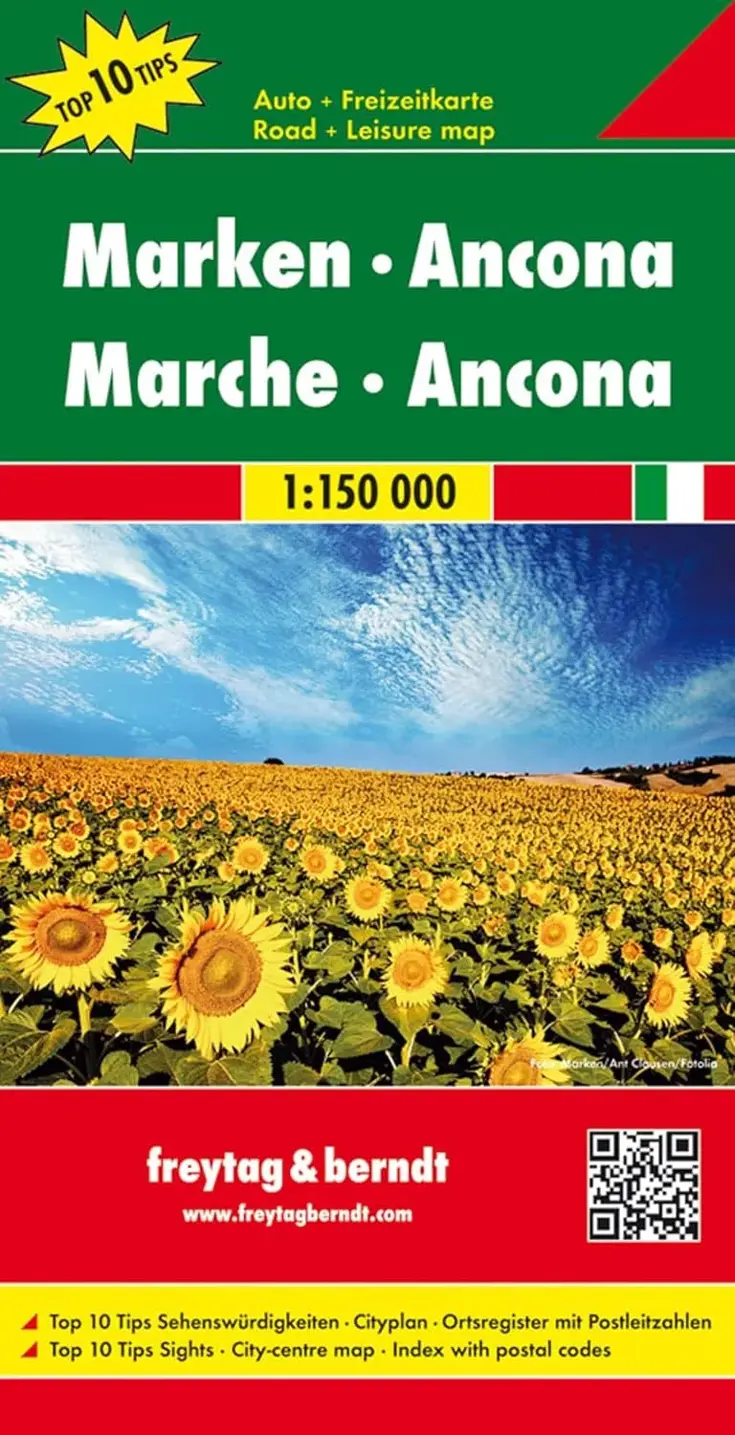 Wegenkaart Marche - Ancona