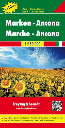 Wegenkaart Marche - Ancona