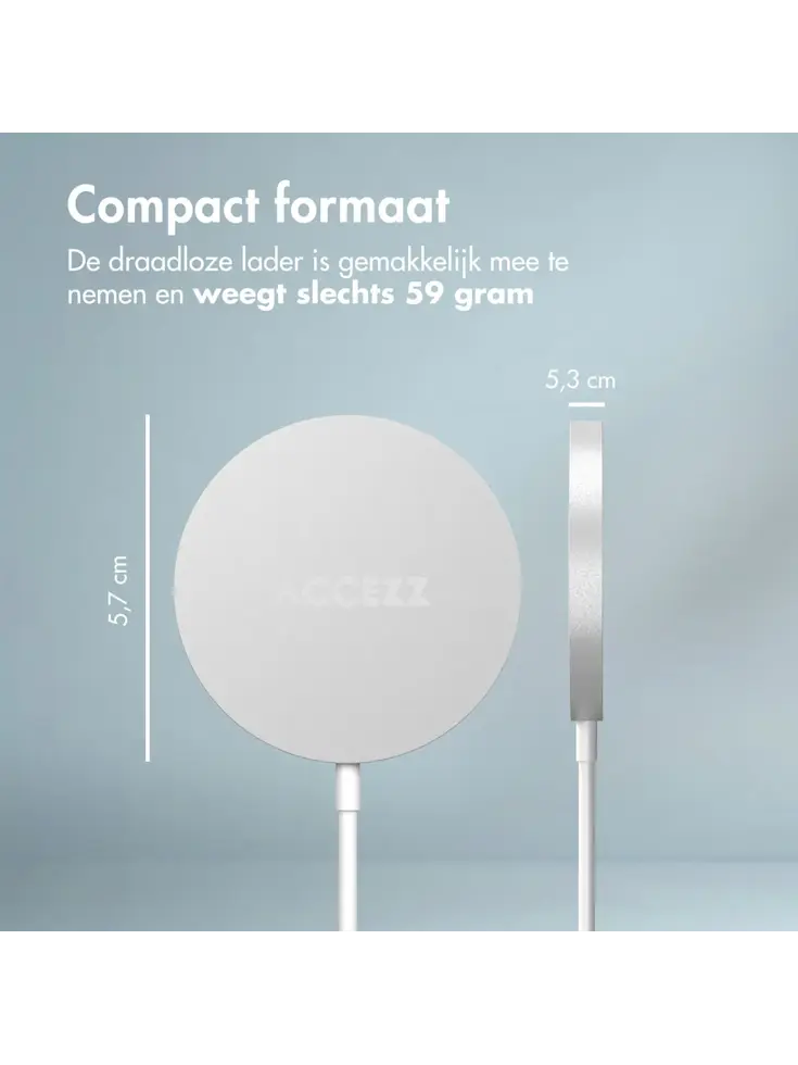 Draadloze Qi2 Oplader - Wit