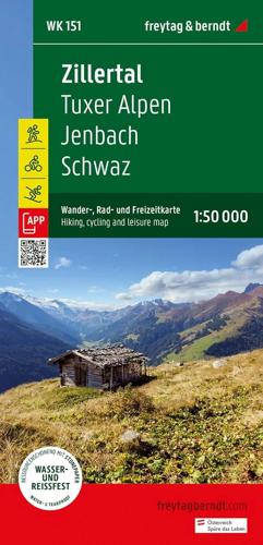 Wandelkaart WK0151 Zillertal