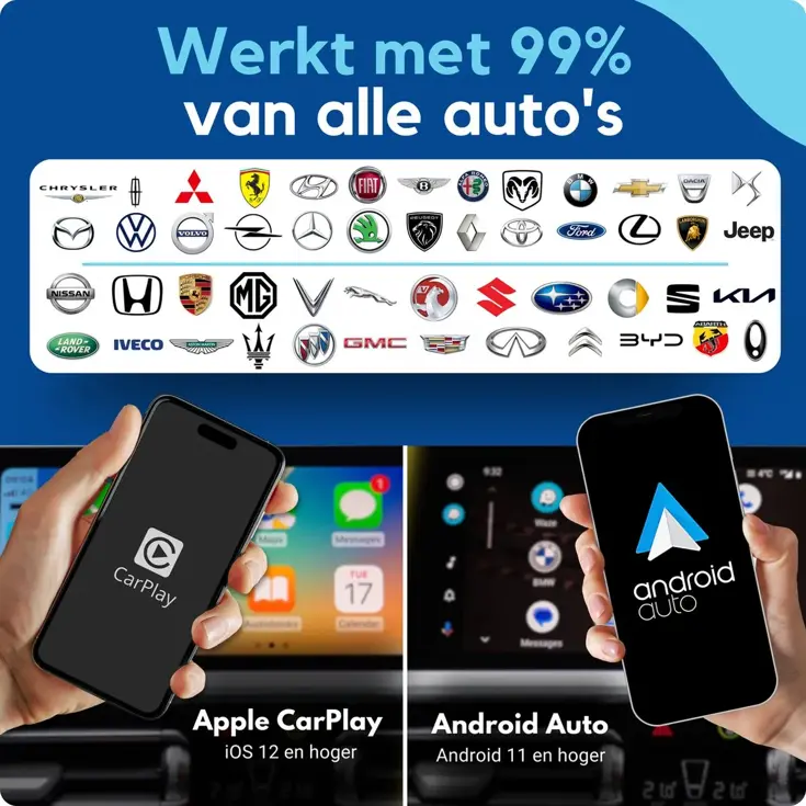 Premium 2-in-1 CarPlay & Android Auto Dongle