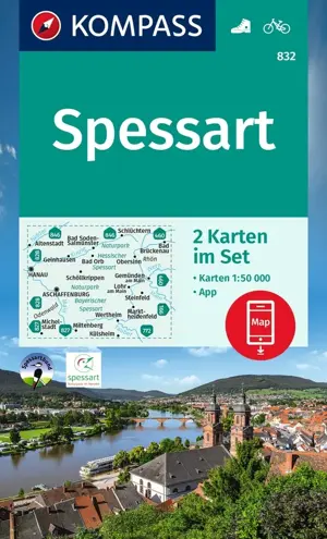 Wandelkaart WK832 Spessart