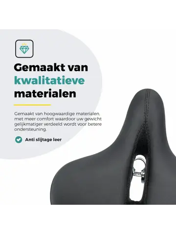 Voltano XXXL fietszadel Big City uitsparing