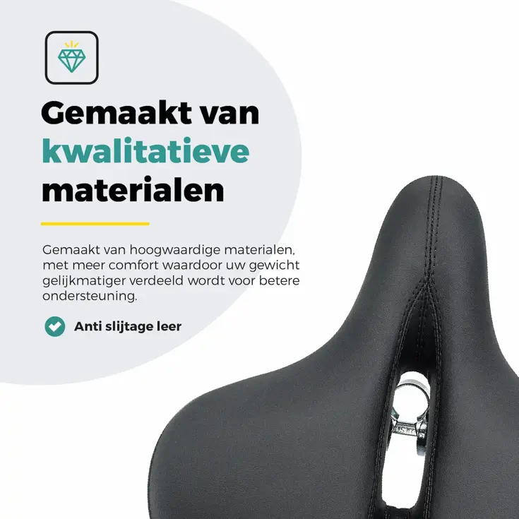 Voltano XXXL fietszadel Big City uitsparing