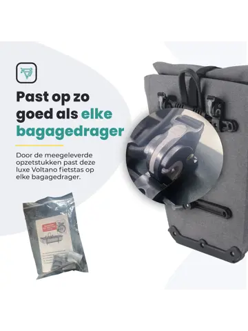 Voltano Luxe E‑bike Fietstas 28 L