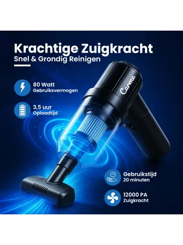2-in-1 auto stofzuiger - opvouwbaar