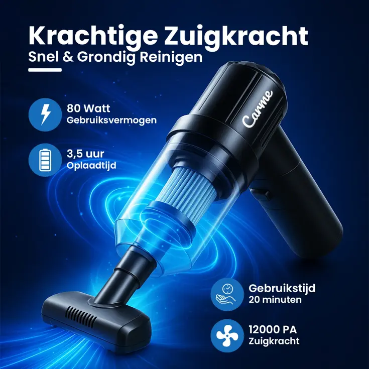 2-in-1 Auto Stofzuiger - Opvouwbaar