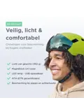 PILOT fietshelm met vizier NTA certif.