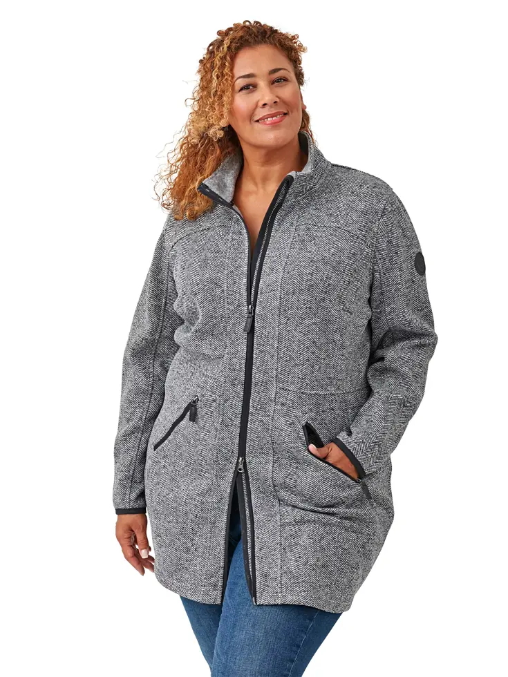 Bella- Fleece Vest Dames - Plus Size