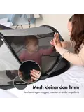 Baby luxe campingbedje - Zelfopblaasbare matras