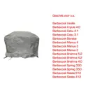 Barbecuehoes 150x56x105 cm