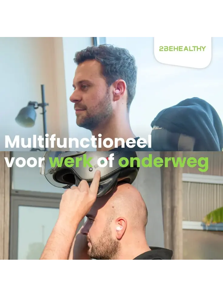Reis/Slaap oordoppen - 2 Paar (M&L) - Roze