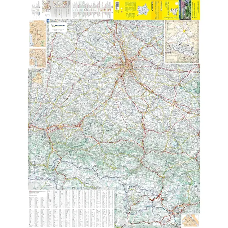 Wegenkaart Local 343 Ariege