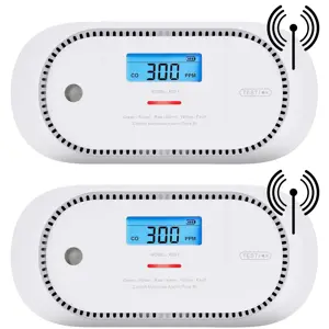 XC01P-WR Koppelbare koolmonoxidemelder 2-pack