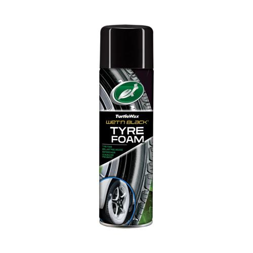 2 in 1 Banden Foam voor Rijke Zwarte Glans